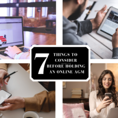 7 Things To Consider Before Holding An Online AGM