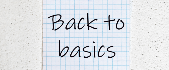 Improve Productivity by Going Back to Basics