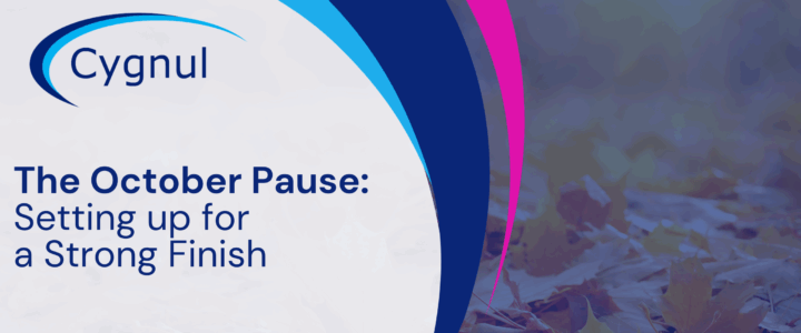 The October Pause: Setting up for a Strong Finish