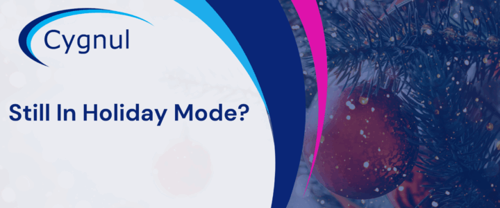 Still in Holiday Mode? Good.