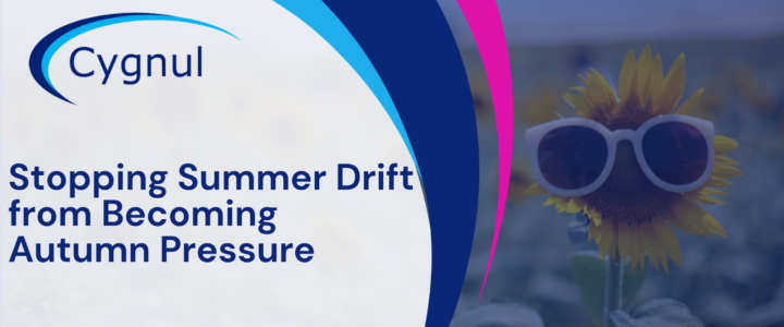 Stopping Summer Drift from Becoming Autumn Pressure